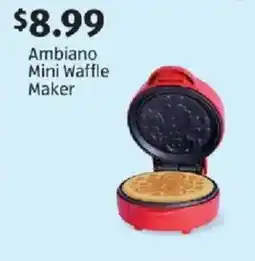 Aldi Ambiano Mini Waffle Maker offer