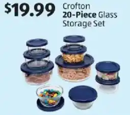 Aldi Crofton 20-Piece Glass Storage Set offer