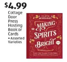 Aldi Cottage Door Press Hosting Book or Cards offer