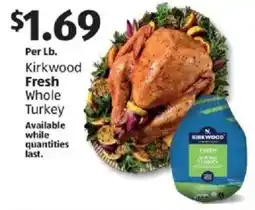 Aldi Kirkwood Fresh Whole Turkey offer