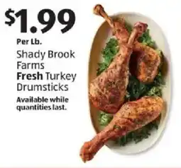 Aldi Shady Brook Farms Fresh Turkey Drumsticks offer