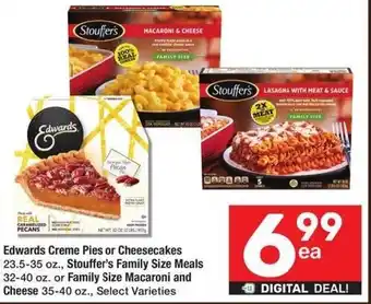 Edwards Creme Pies or Cheesecakes