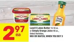 Albertsons Land O Lakes Butter offer