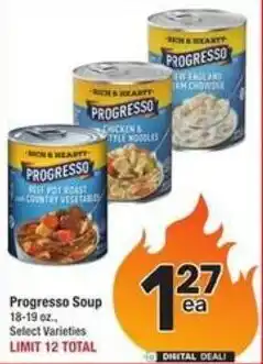 Albertsons Progresso Soup offer