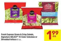 Albertsons Fresh Express Green & Crisp Salads offer