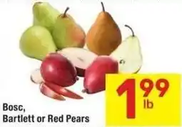 Albertsons Bartlett or Red Pears offer