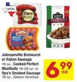 Albertsons Johnsonville Bratwurst or Italian Sausage offer