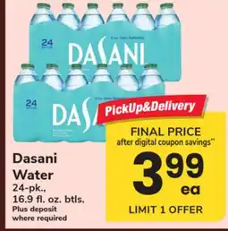 ACME Dasani Water offer