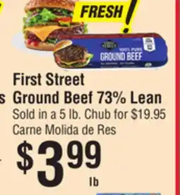 Smart & Final First Street Ground Beef offer