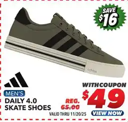 Big 5 adidas Daily 4.0 Men's Skate Shoes offer