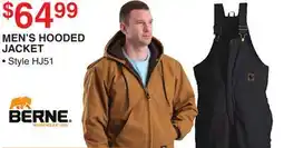 Dunham's Sports BERNE MEN'S HOODED JACKET offer