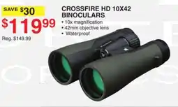 Dunham's Sports CROSSFIRE HD 10X42 BINOCULARS offer