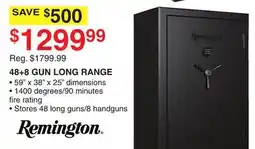 Dunham's Sports REMINGTON 48 + 8 GUN LONG RANGE offer