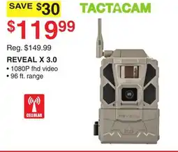 Dunham's Sports TACTACAM REVEAL X 3.0 offer