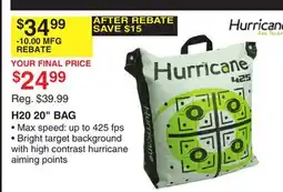 Dunham's Sports HURRICANE H20 20 BAG offer