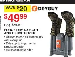 Dunham's Sports DRYGUY FORCE DRY DX BOOT AND GLOVE DRYER offer