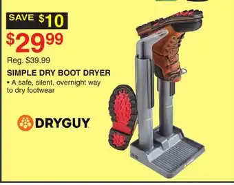 Dunham's Sports DRYGUY SIMPLE DRY BOOT DRYER offer