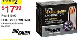 Dunham's Sports ELITE V-CROWN 9MM offer