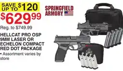 Dunham's Sports HELLCAT PRO OSP 9MM LASER OR ECHELON COMPACT RED DOT PACKAGE offer