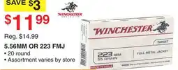 Dunham's Sports WINCHESTER 5.56MM OR 223 FMJ offer