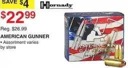 Dunham's Sports HORNADY AMERICAN GUNNER offer
