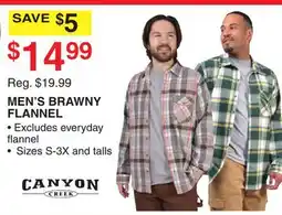 Dunham's Sports MEN'S BRAWNY FLANNEL offer