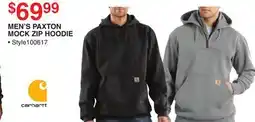 Dunham's Sports CARHARTT MEN'S PAXTON MOCK ZIP HOODIE offer
