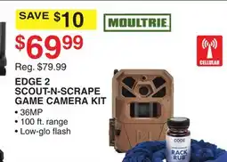 Dunham's Sports MOULTRIE EDGE 2 SCOUT-N-SCRAPE GAME CAMERA KIT offer