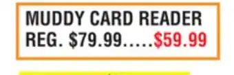 Dunham's Sports MUDDY CARD READER offer