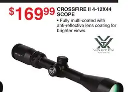 Dunham's Sports CROSSFIRE II 4-12X44 SCOPE offer