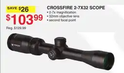 Dunham's Sports CROSSFIRE 2-7X32 SCOPE offer