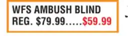 Dunham's Sports WFS AMBUSH BLIND offer