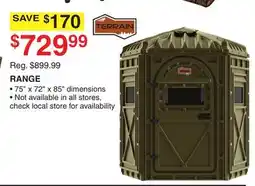 Dunham's Sports TERRAIN RANGE offer