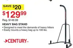 Dunham's Sports CENTURY HEAVY BAG STAND offer