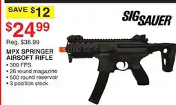 Dunham's Sports SIG SAUER MPX SPRINGER AIRSOFT RIFLE offer