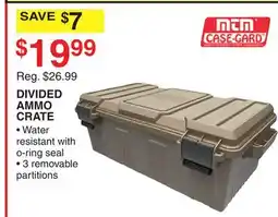 Dunham's Sports DIVIDED AMMO CRATE offer