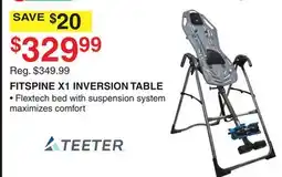 Dunham's Sports TEETER FITSPINE X1 INVERSION TABLE offer