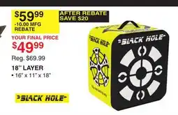 Dunham's Sports BLACK HOLE 18 LAYER offer