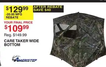 Dunham's Sports AMERISTEP CARE TAKER WIDE BOTTOM offer