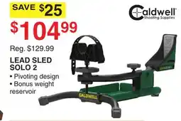 Dunham's Sports CALDWELL LEAD SLED SOLO 2 offer