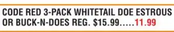 Dunham's Sports BUCK BOMB 3-PACK WHITETAIL DOE ESTROUS OR BUCK-N-DOES offer