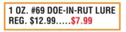 Dunham's Sports TINK'S #69 DOE-IN-RUT LURE offer