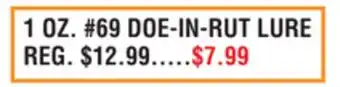 Dunham's Sports TINK'S #69 DOE-IN-RUT LURE offer