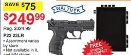 Dunham's Sports WALTHER P22 22LR offer