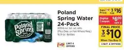 ShopRite Poland Spring Water 24-Pack offer