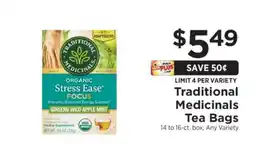 ShopRite Traditional Medicinals Tea Bags offer