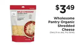 ShopRite Wholesome Pantry Organic Shredded Cheese offer