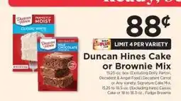 ShopRite Duncan Hines Cake or Brownie Mix offer