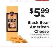 ShopRite Black Bear American Cheese offer