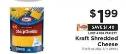 ShopRite Kraft Shredded Cheese offer